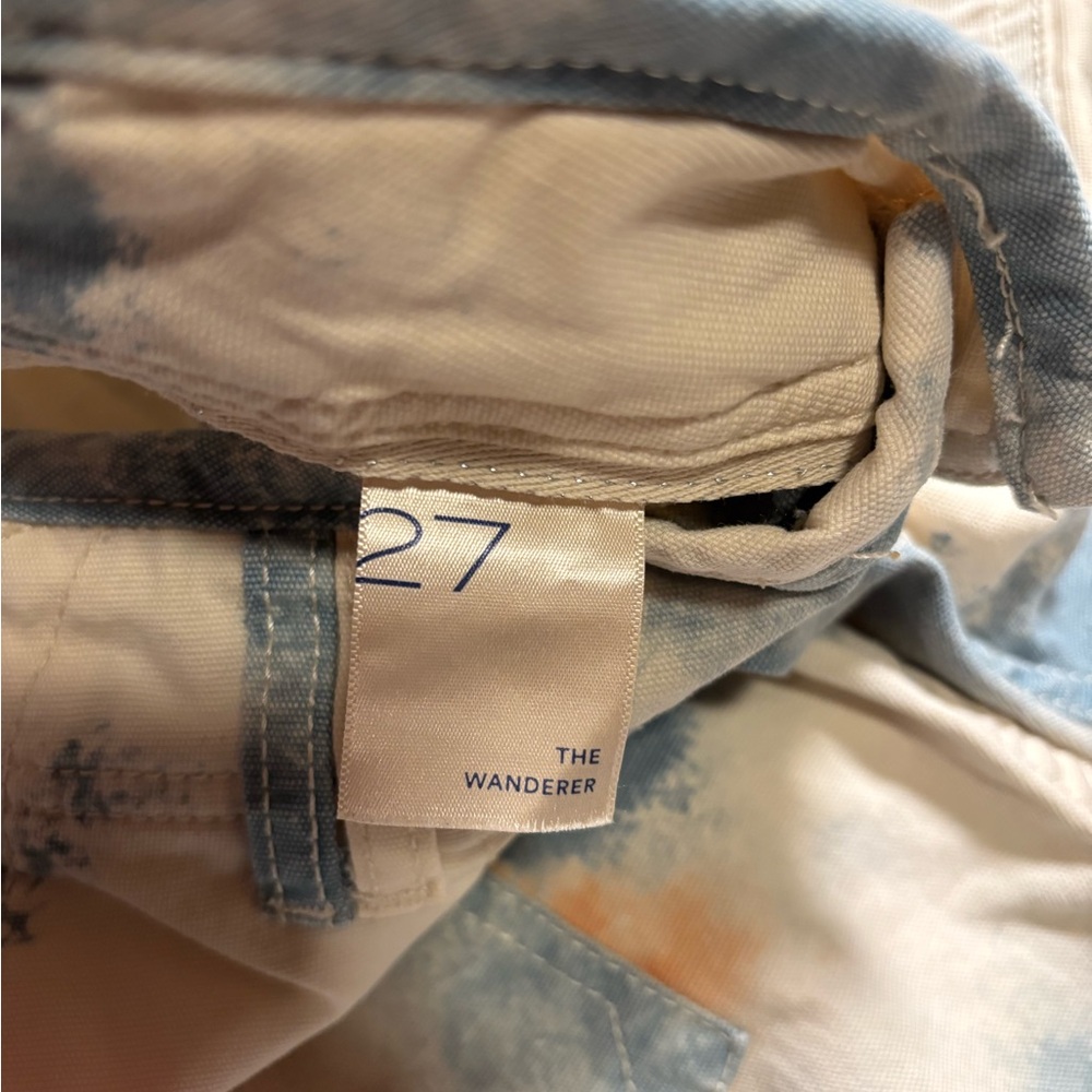 Anthropologie Pilcro 27 The Wanderer Pants Tie Dye Button Fly - Picture 6 of 7